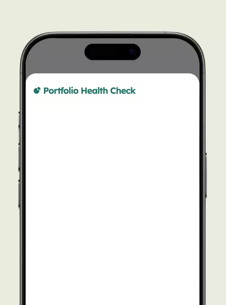 Ed Portfolio Health Check showing $38,200 total with 2 insights — semiconductor concentration risk at 28 percent across NVDA AVGO AMD, and AAPL doing heavy lifting as only profitable position at 15 percent of portfolio