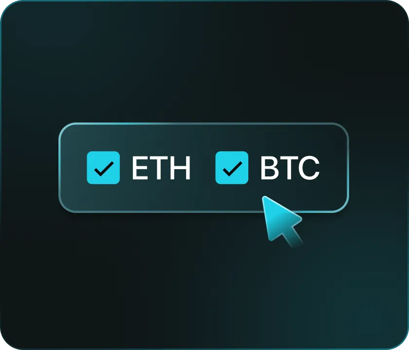 选择要对比的代币 step icon