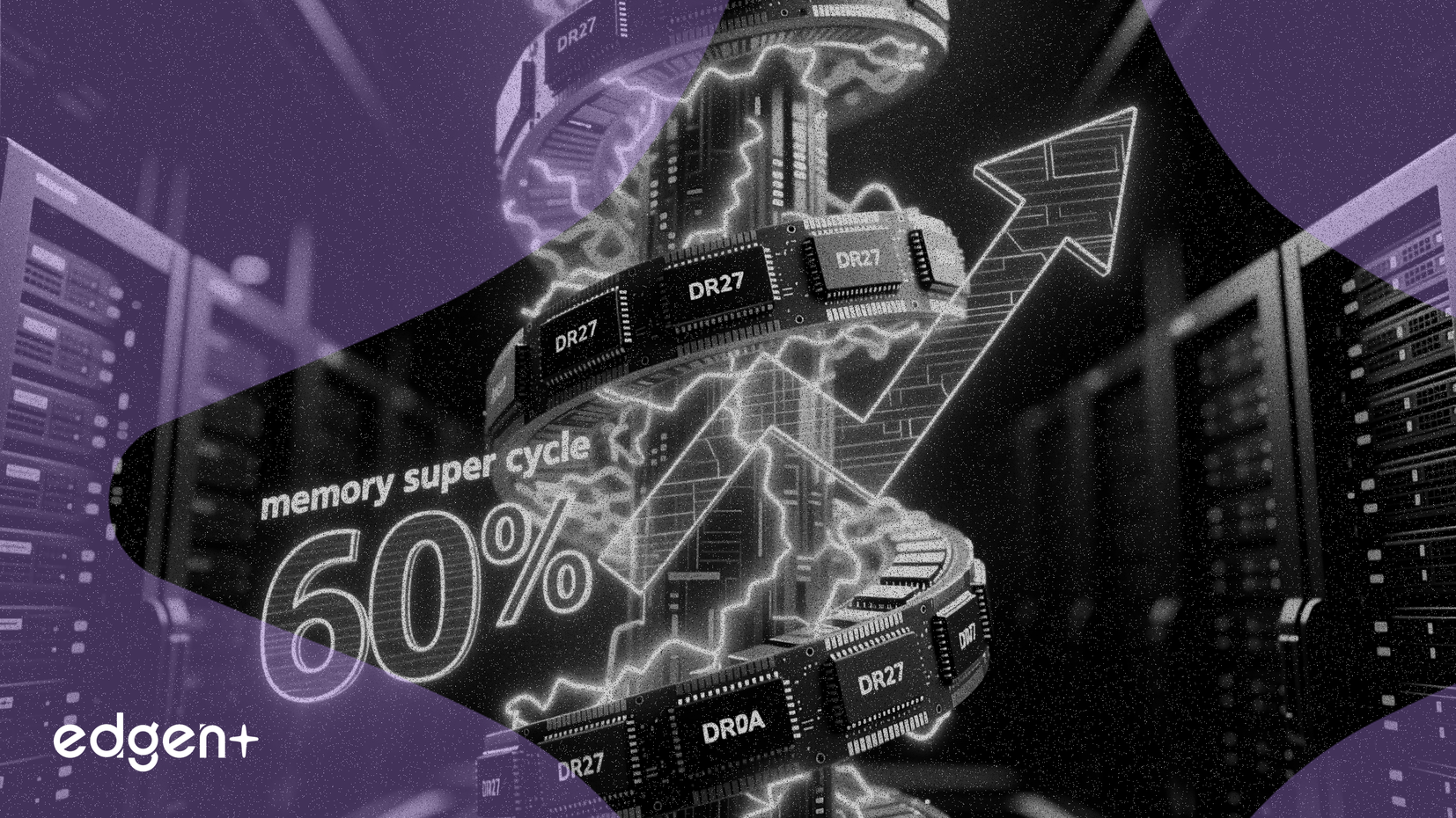 人工智慧推動伺服器DRAM價格上漲60%，助推記憶體超級週期至2027年