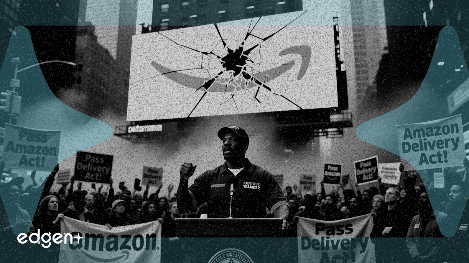 NYC Teamsters Rally to Pass Amazon-Targeted Delivery Act