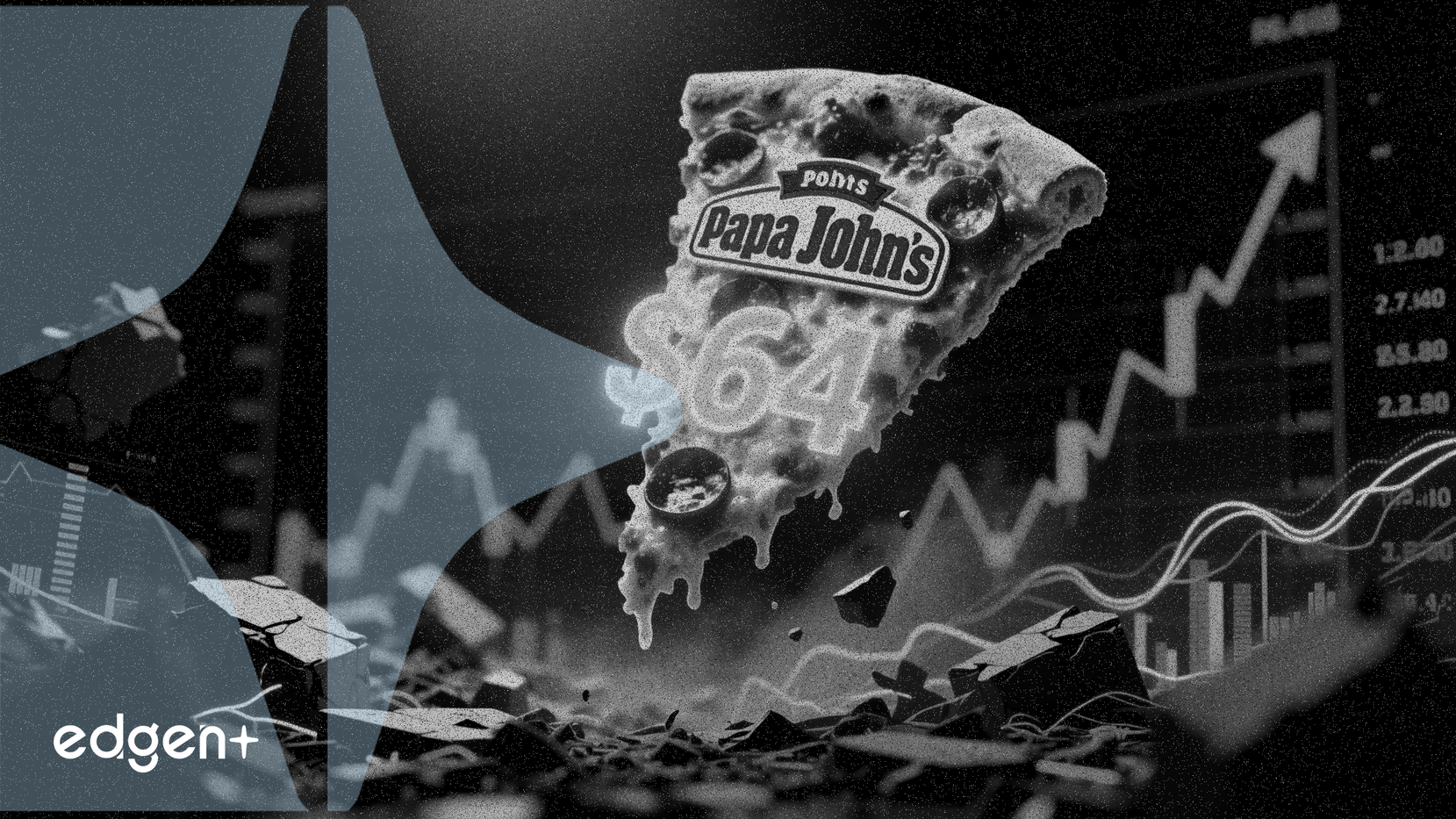 棒約翰股價轉向64美元收購傳聞，無視基本面