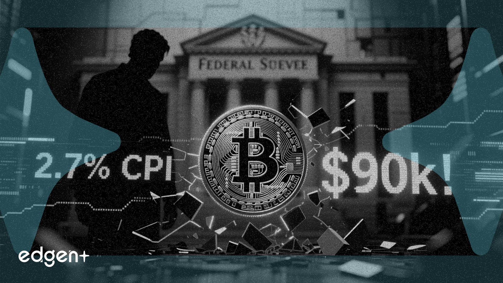Bitcoin se estanca en 90 mil dólares mientras datos poco confiables del IPC del 2.7% disuaden a la Fed