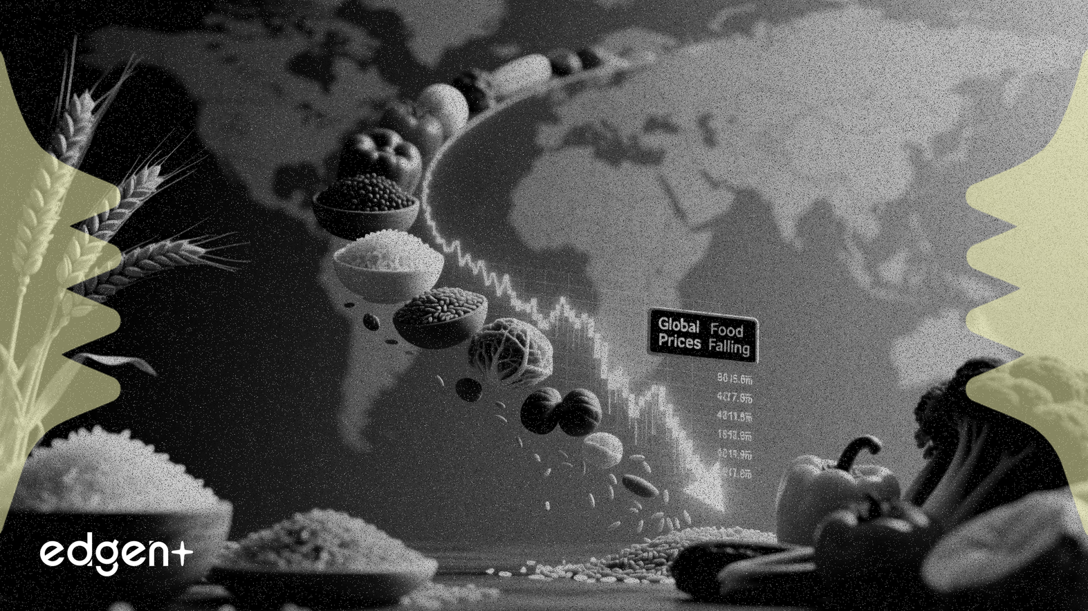 Les prix alimentaires mondiaux chutent de 0,6% pour le quatrième mois consécutif
