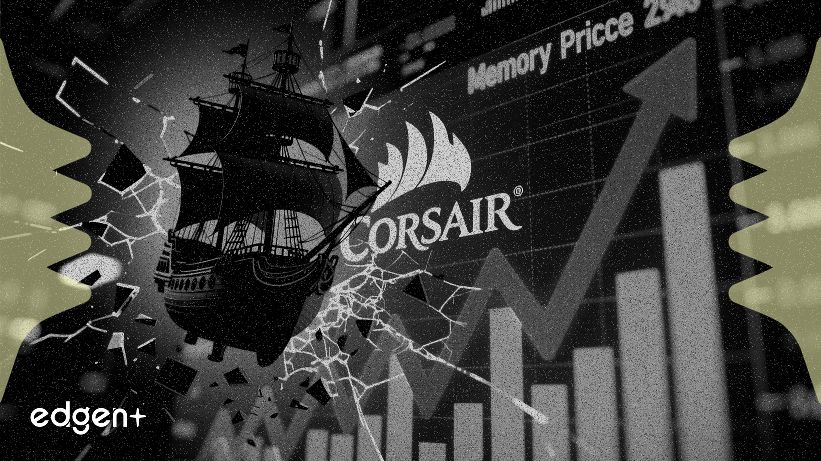 L'action Corsair chute de 20% malgré la flambée des prix de la mémoire