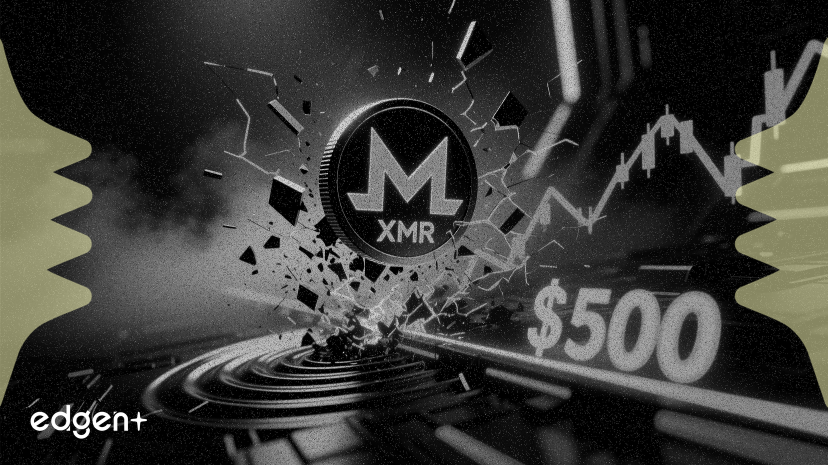 门罗币从历史高位回落，测试500美元支撑位