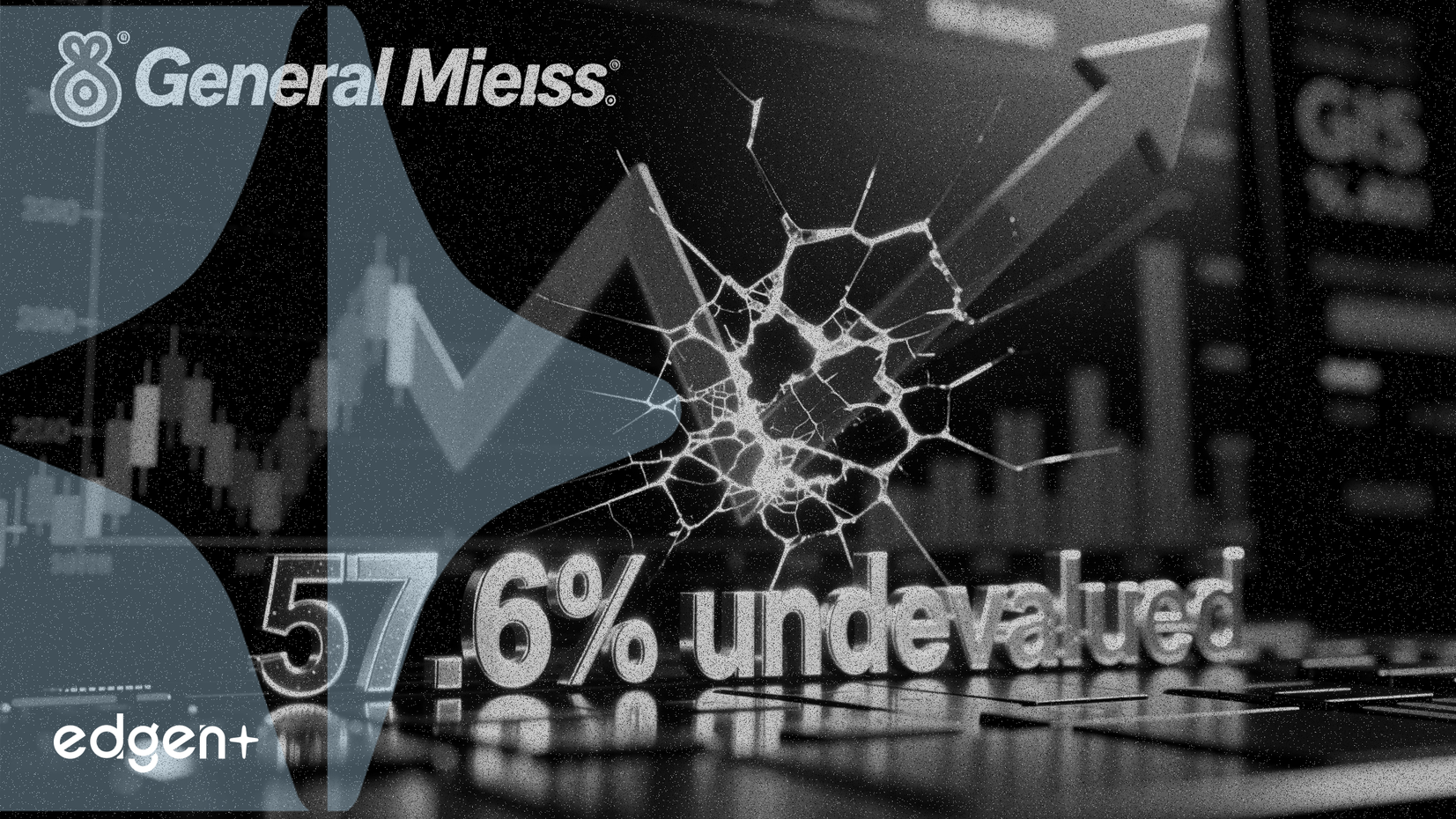 제너럴 밀스 주가 22% 하락 후 57.6% 저평가 상태