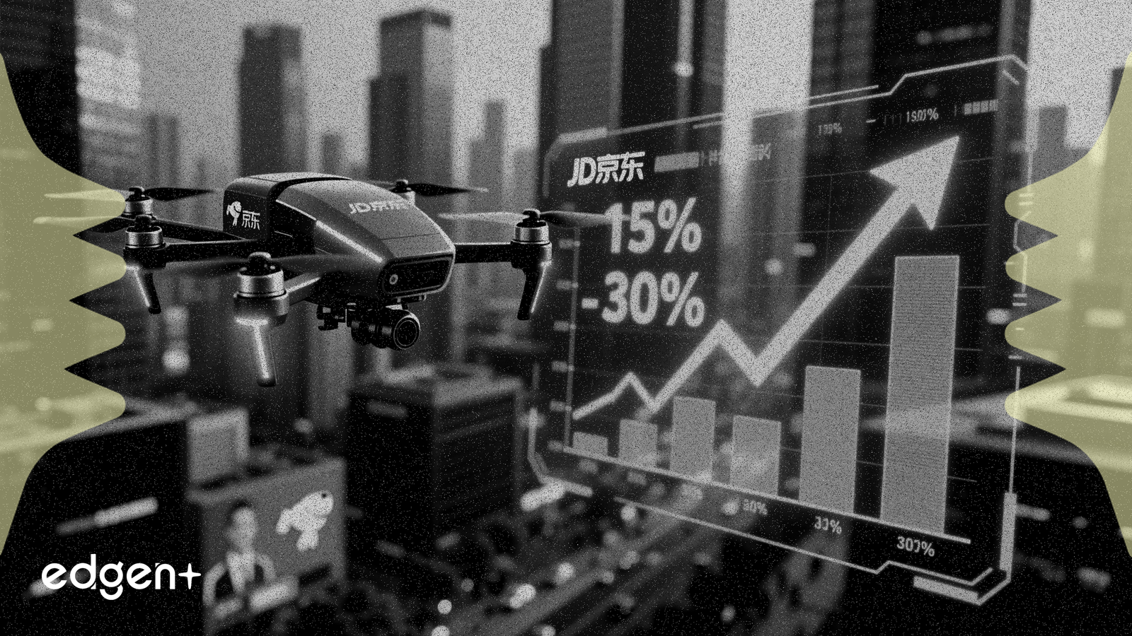 JD.com apunta al 30% de cuota de mercado en entrega de alimentos tras capturar el 15% en su primer año