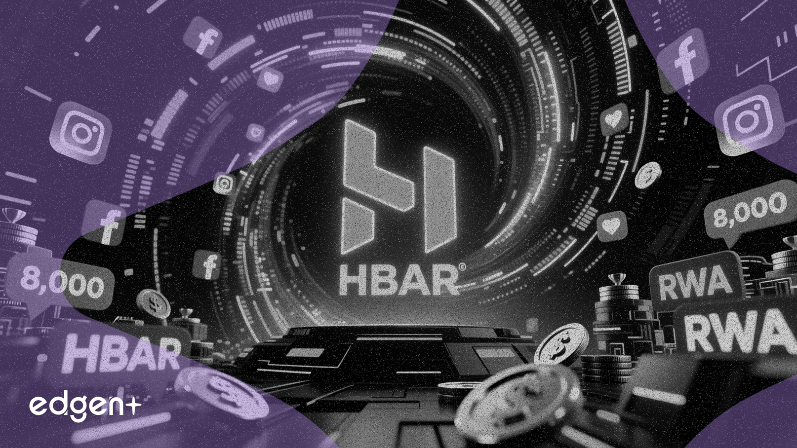 HBAR以8千次社群媒體提及主導RWA敘事