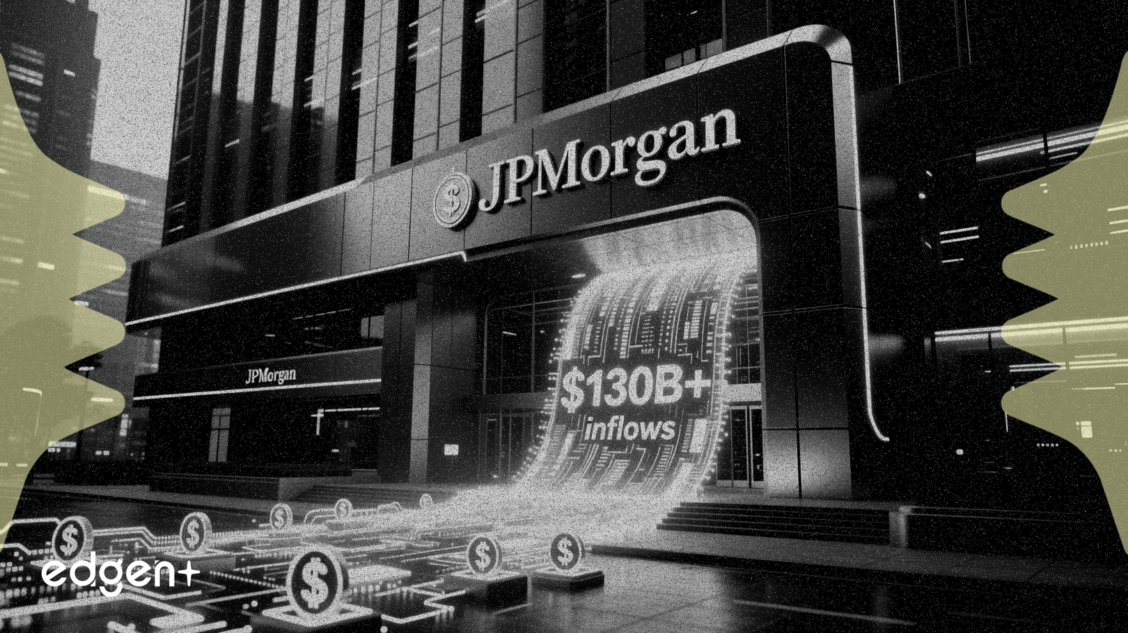JPMorgan: Las instituciones impulsarán las entradas de criptomonedas más allá de los 130.000 millones de dólares