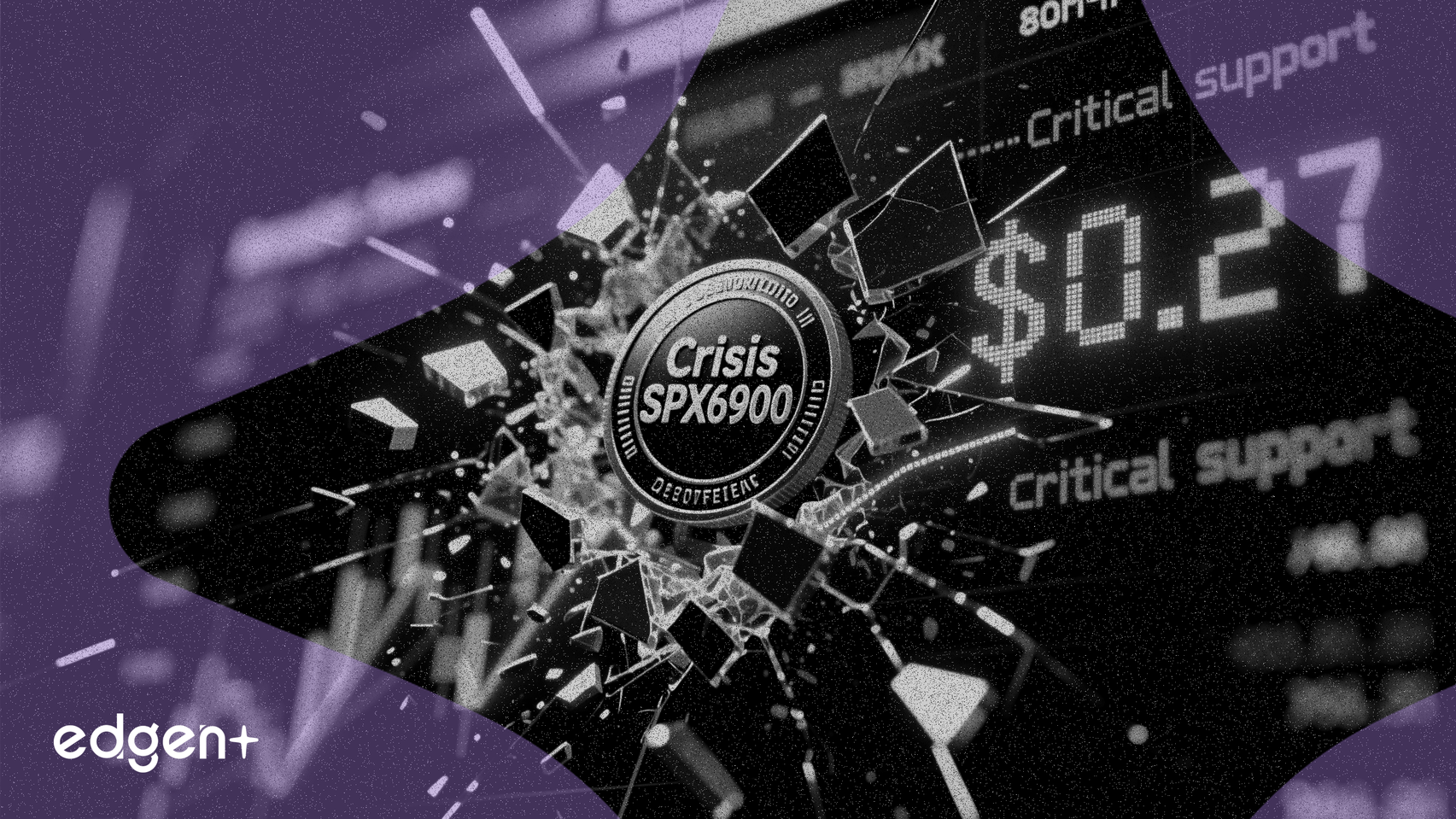 El token SPX6900 se desploma un 55%, acercándose al soporte crítico de $0.27