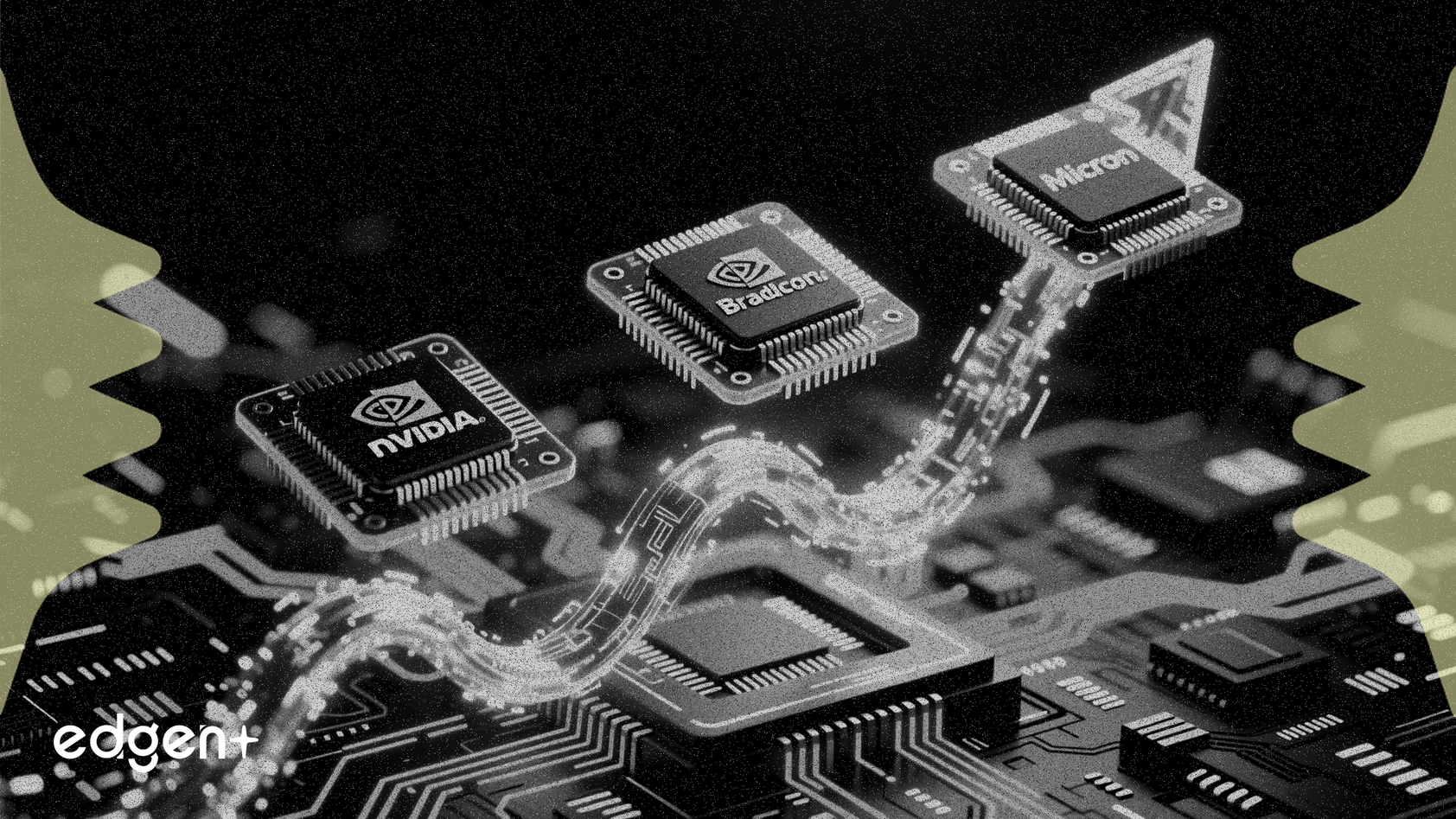 Nvidia、Broadcom、Micron、AIインフラ需要でトップAI株として注目