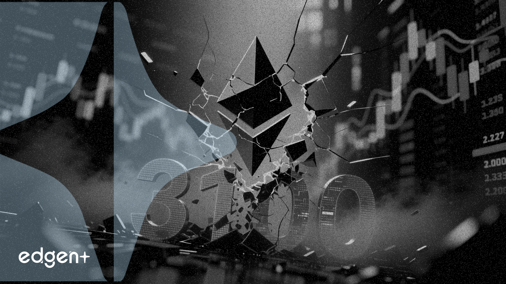 イーサリアム価格が4.76%下落し、3,100ドルを下回る