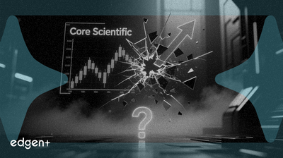 Core Scientificの株価、評価額への疑問の中で下落