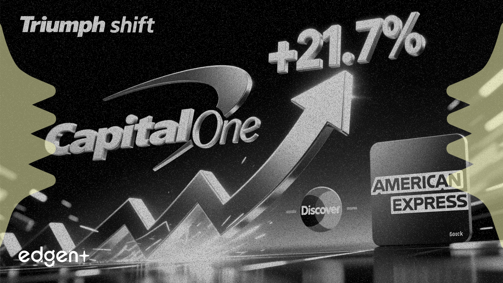 La adquisición de Discover por Capital One impulsa una ganancia del 21.7% en acciones, desafiando a AmEx