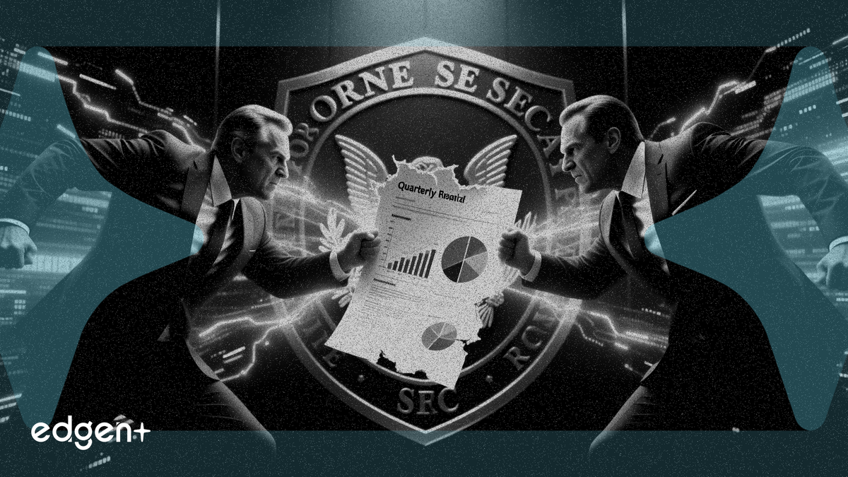 Dos gigantes de Wall Street se oponen a la norma de la SEC sobre informes trimestrales