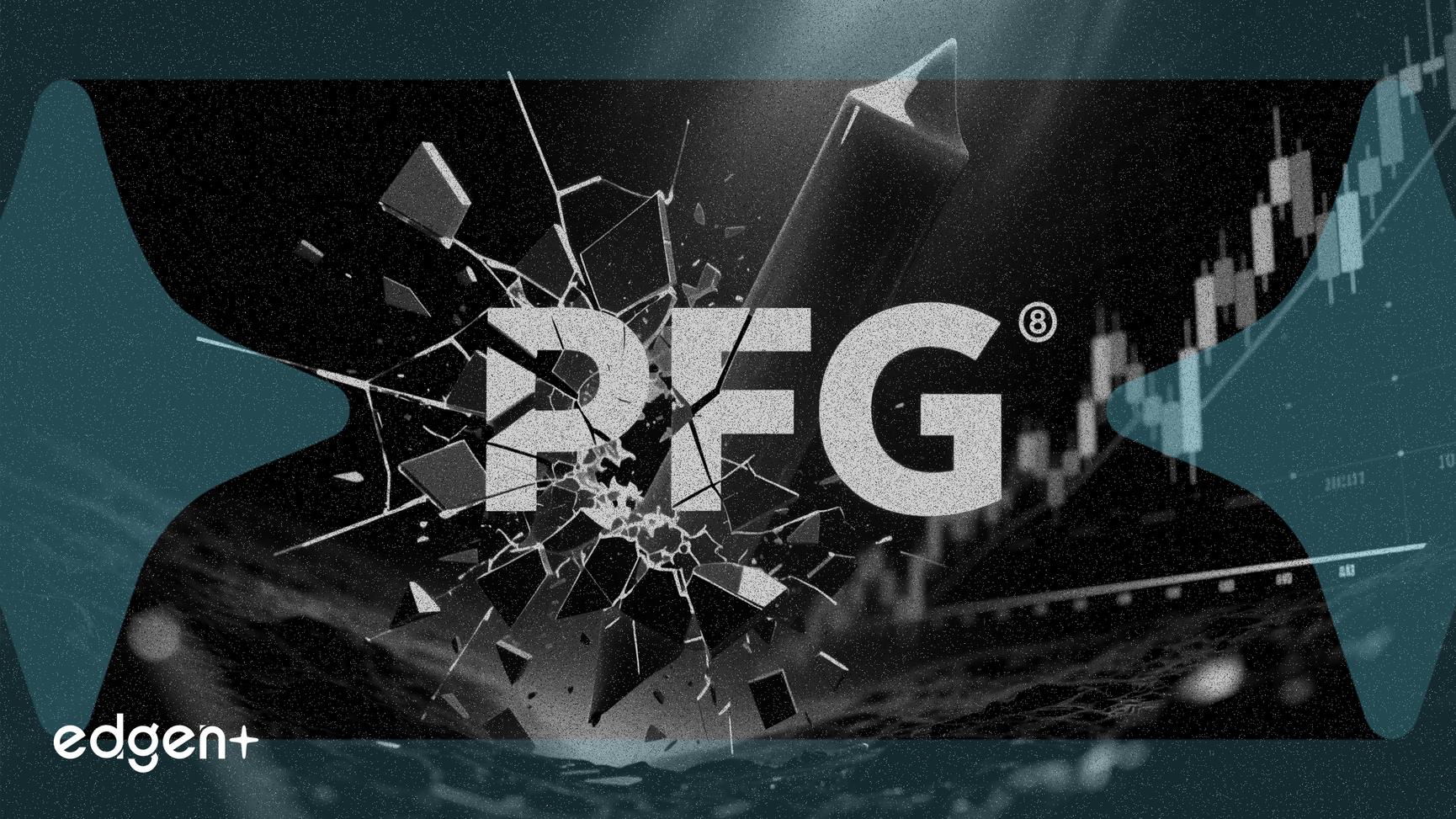 PFG株、2026年業績見通し下方修正で15%急落