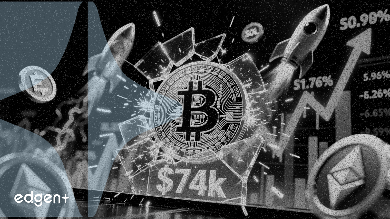 Las altcoins registran ganancias de dos dígitos mientras Bitcoin se acerca a la ruptura de 74.000 $