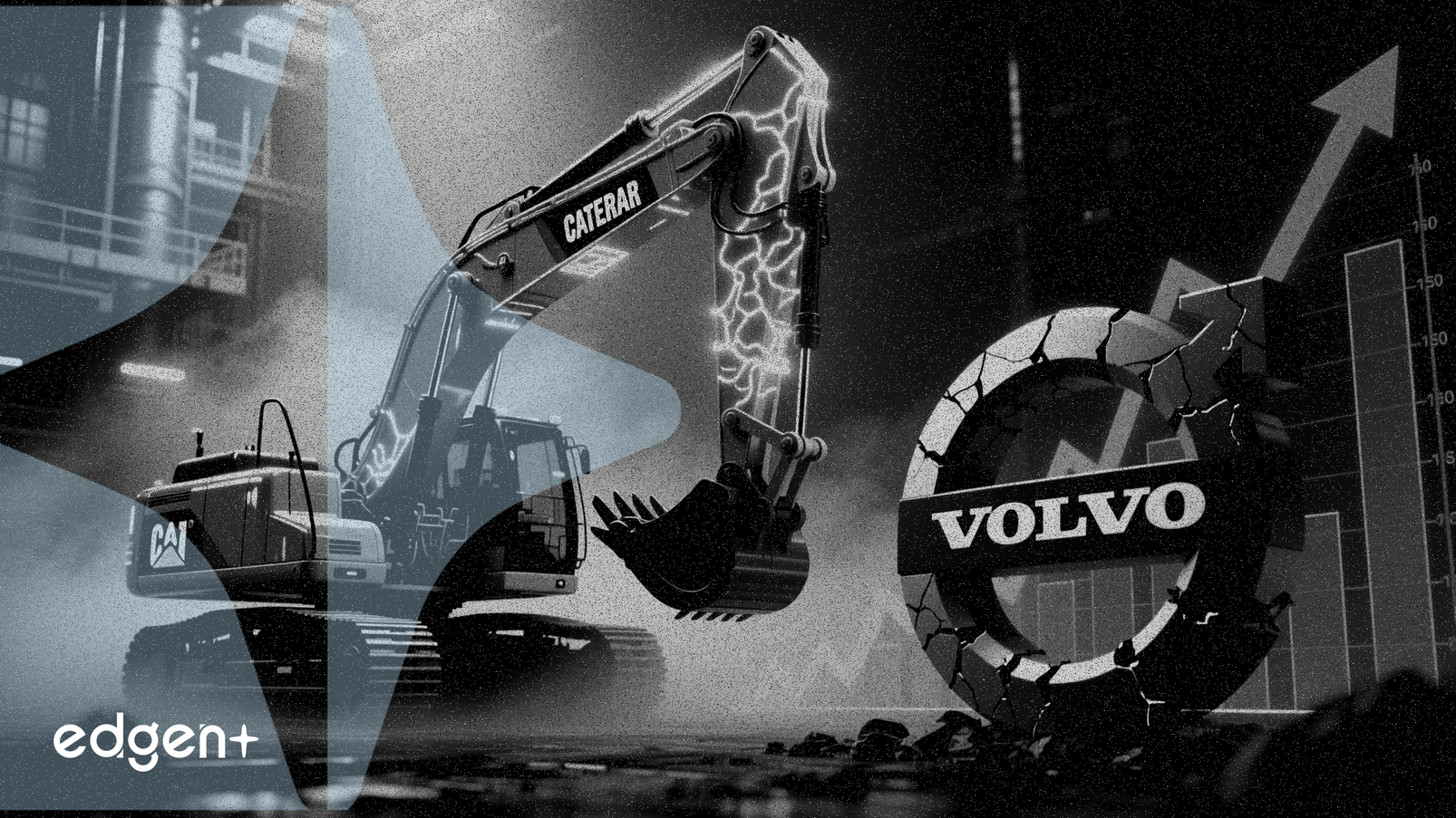 キャタピラー、AIブームに乗じ、ボルボの売上不振と明暗分ける