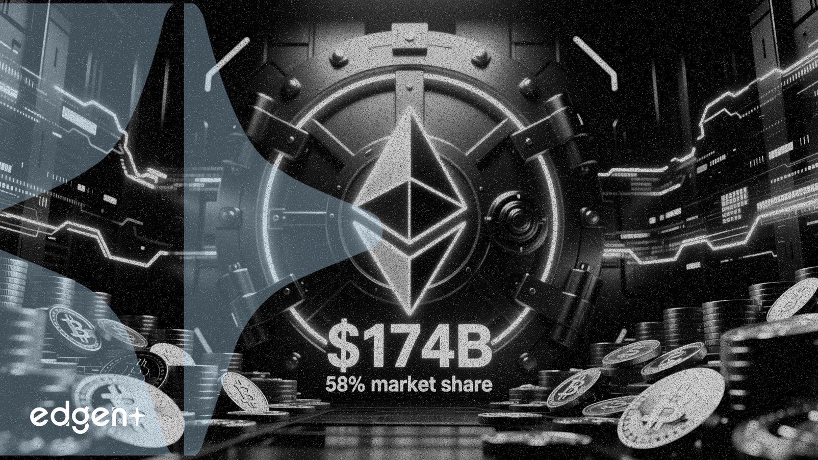 Ethereum asegura $174 mil millones en stablecoins, dominando el 58% del mercado