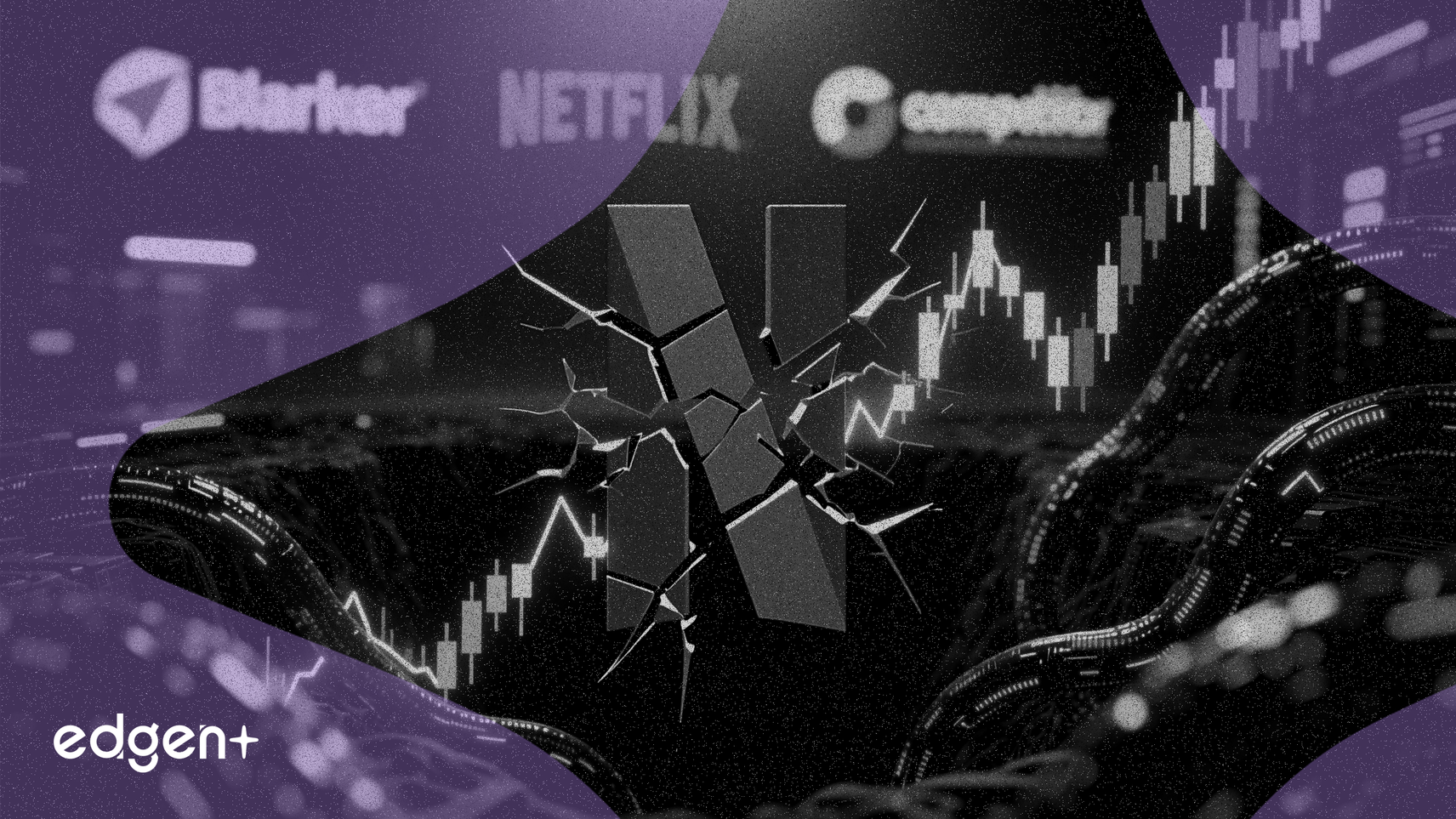 넷플릭스 주가, 경쟁 및 AI 우려로 6.5% 하락