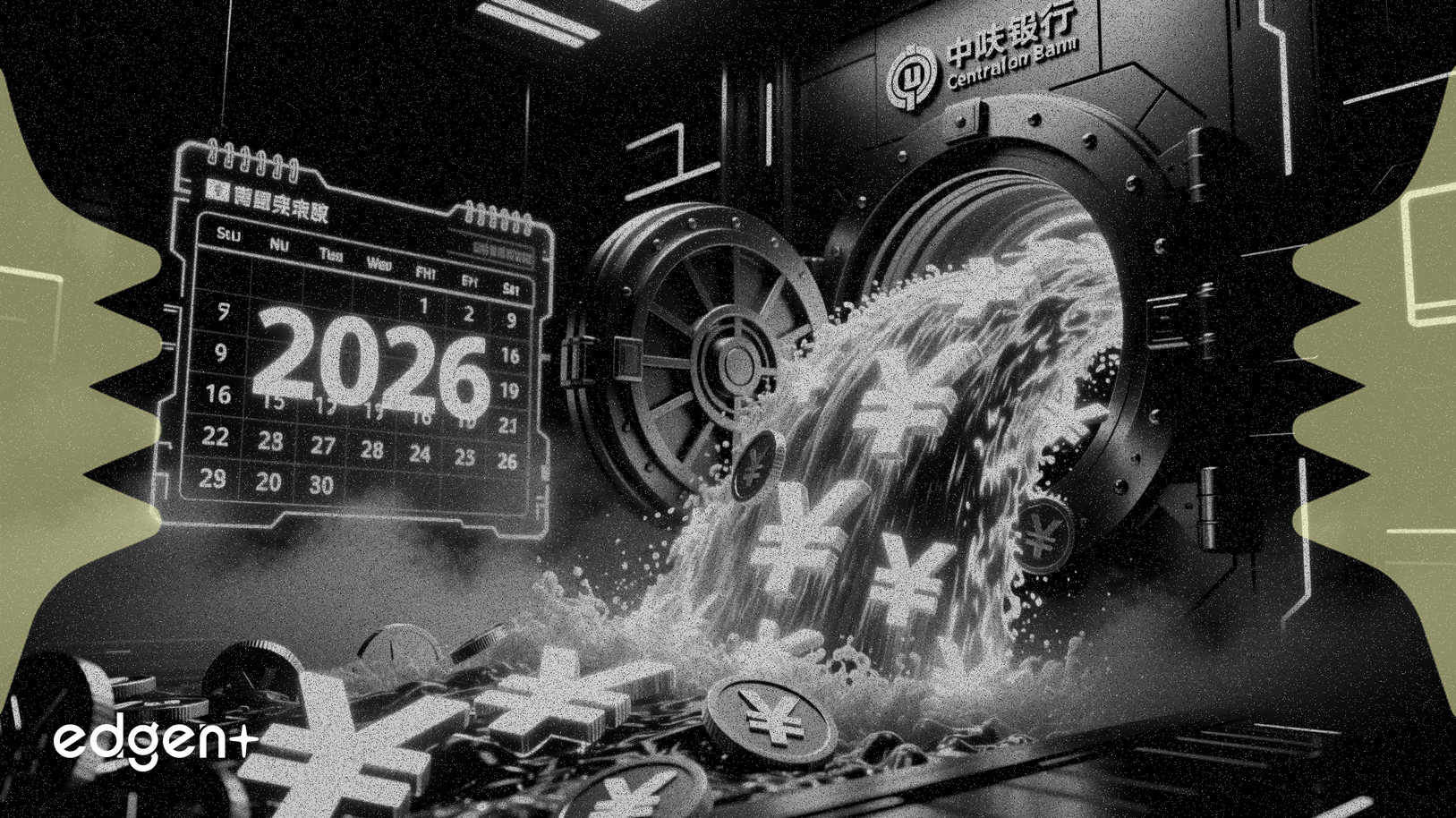 El PBoC inyecta 2 billones de yuanes y señala una mayor flexibilización monetaria en 2026