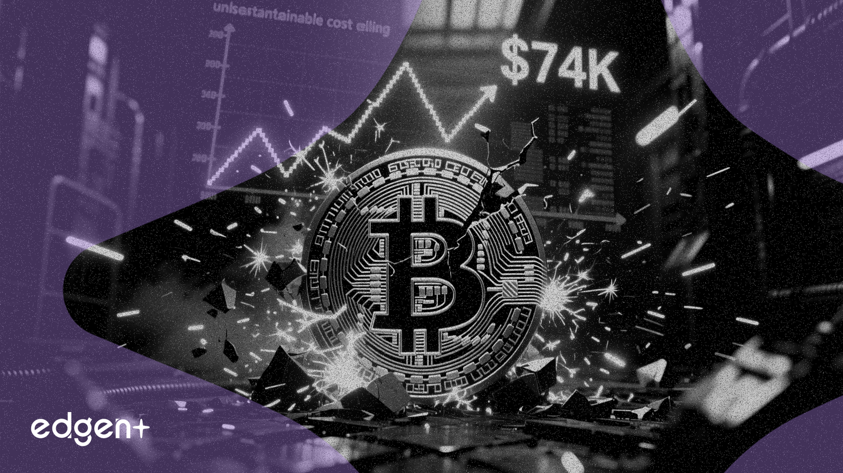 暴動報告：比特幣礦工需 7.4 萬美元比特幣價格才能覆蓋成本