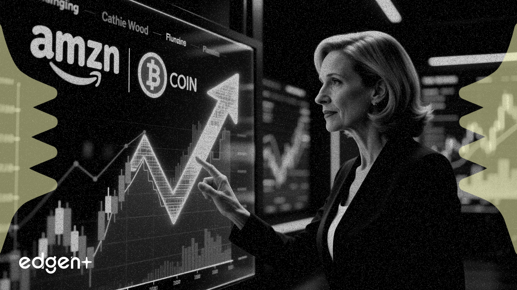 Cathie Wood compra Amazon y Coinbase a medida que caen los precios