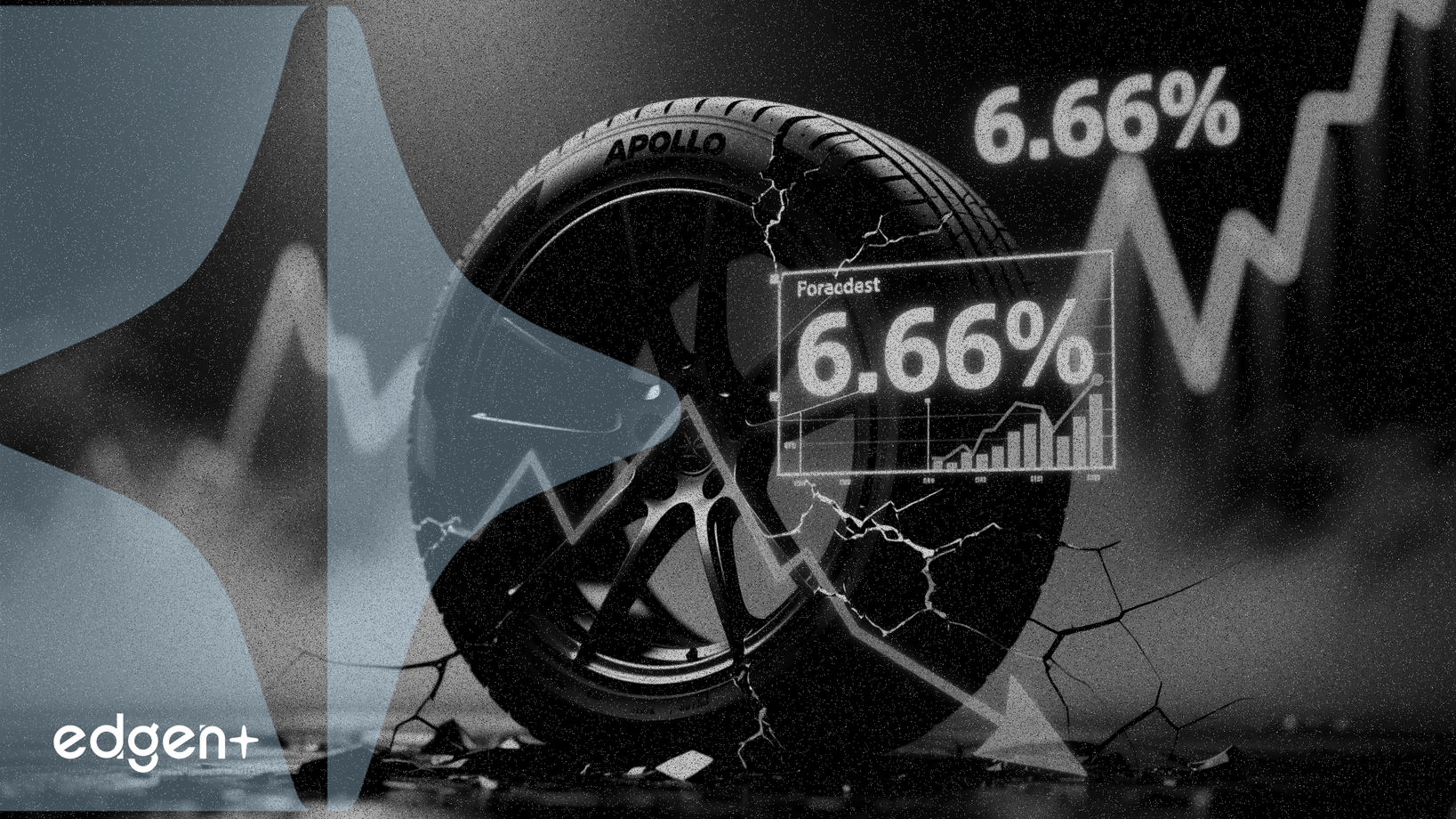 아폴로 타이어 이익 전망치 6.66%로 하향 조정, 매출 전망 상향에도 불구하고