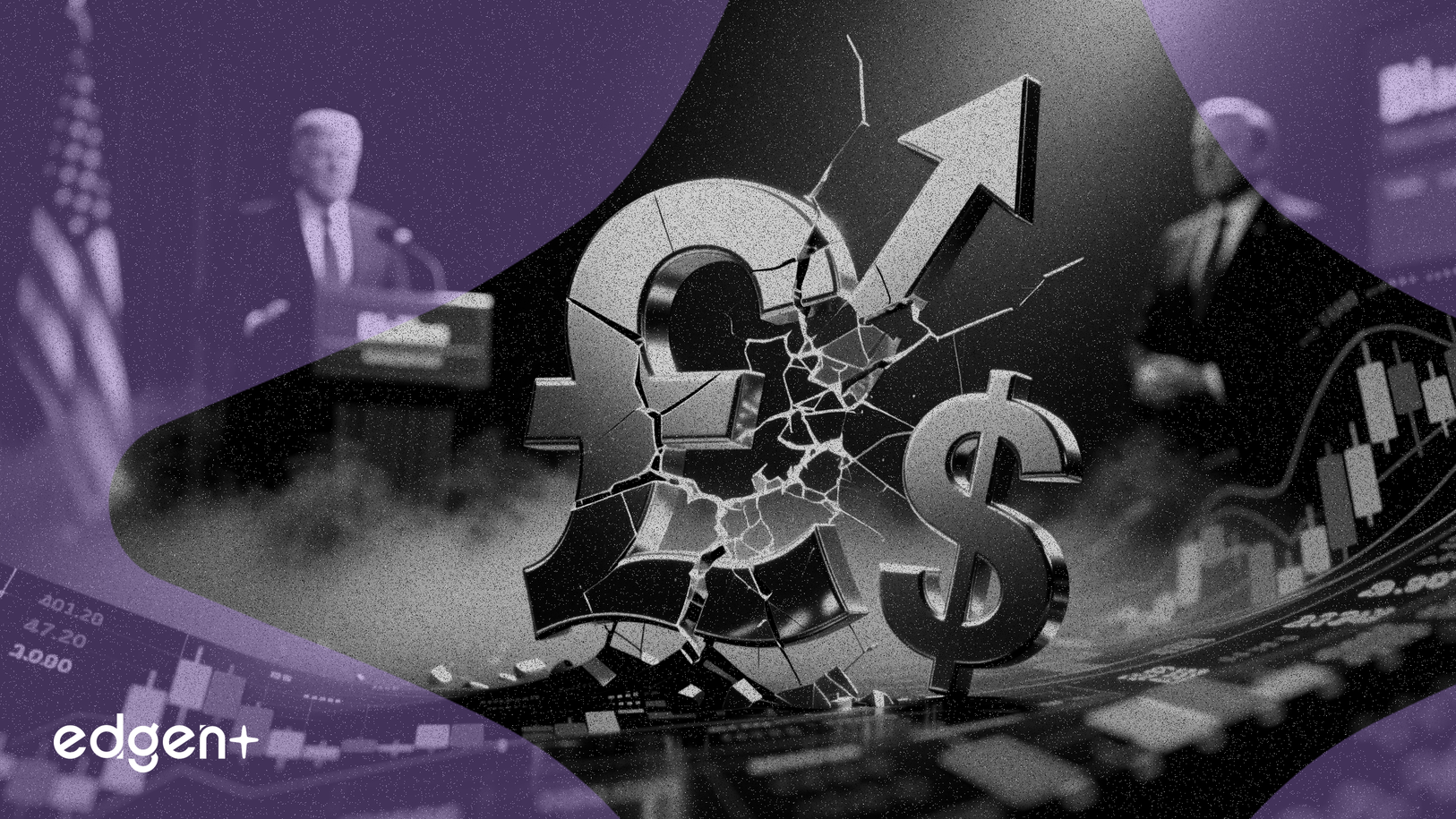 La Livre Sterling Gagne du Terrain Alors que le Dollar Faiblit Après le Discours de Trump