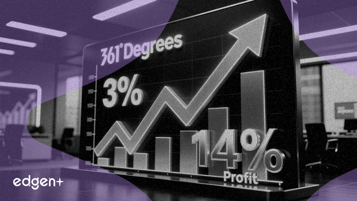 361도 주식, 연간 이익 14% 성장으로 3% 상승