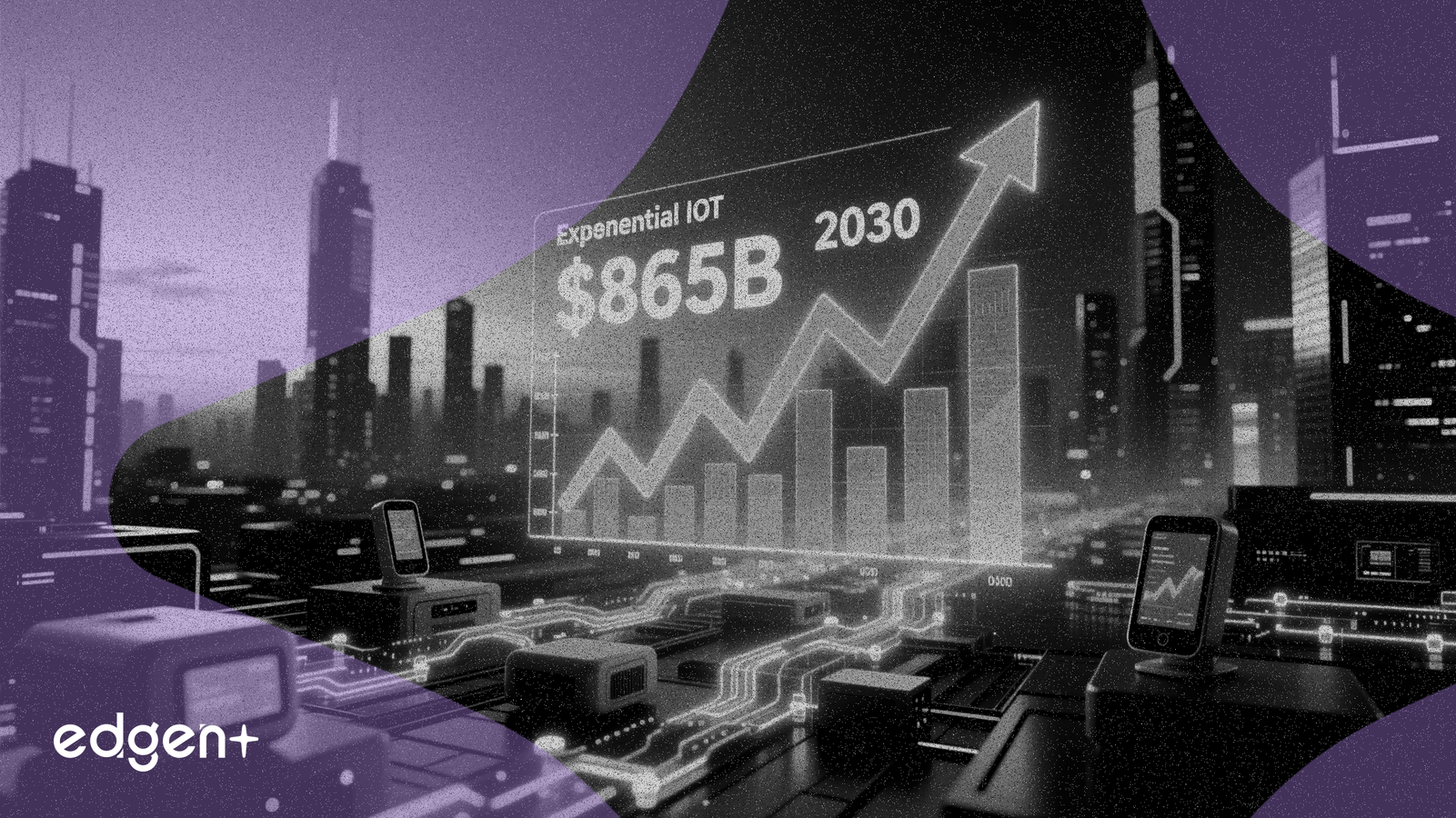 Le marché de l'IoT atteindra 865 milliards de dollars d'ici 2030 avec une croissance annuelle de 9.6%