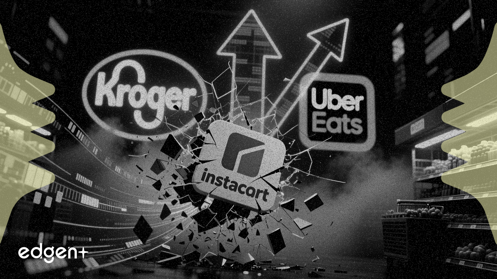 Instacart 주가 3.3% 하락, Kroger의 Uber Eats 파트너십 확장으로