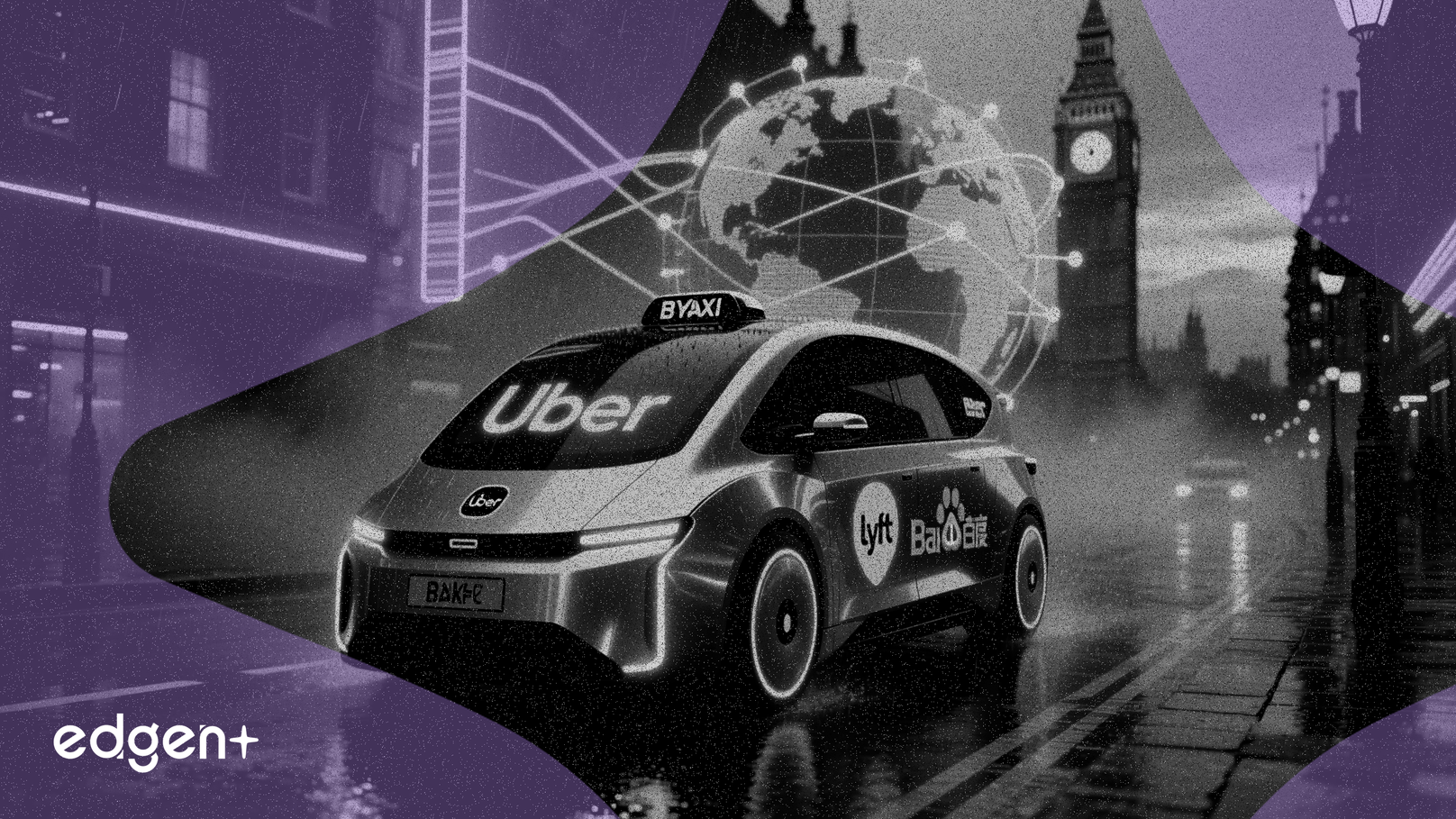 Uber y Lyft se asocian con Baidu para pruebas de robotaxis en Reino Unido en 2026