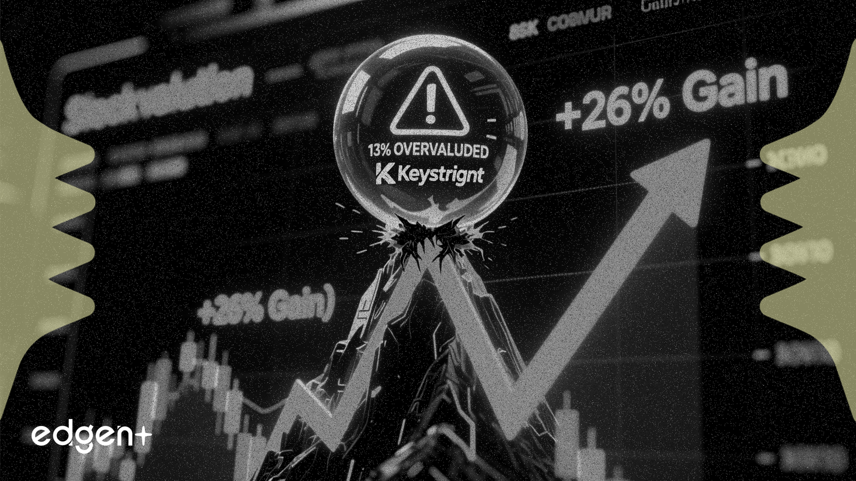 L'action Keysight jugée surévaluée de 13% après un gain de 26%