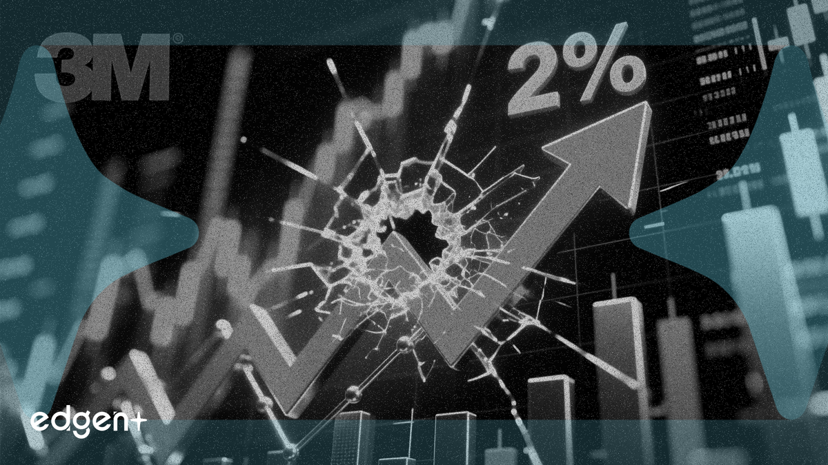 3M、第1四半期調整後EPSが予想を上回り株価2%上昇