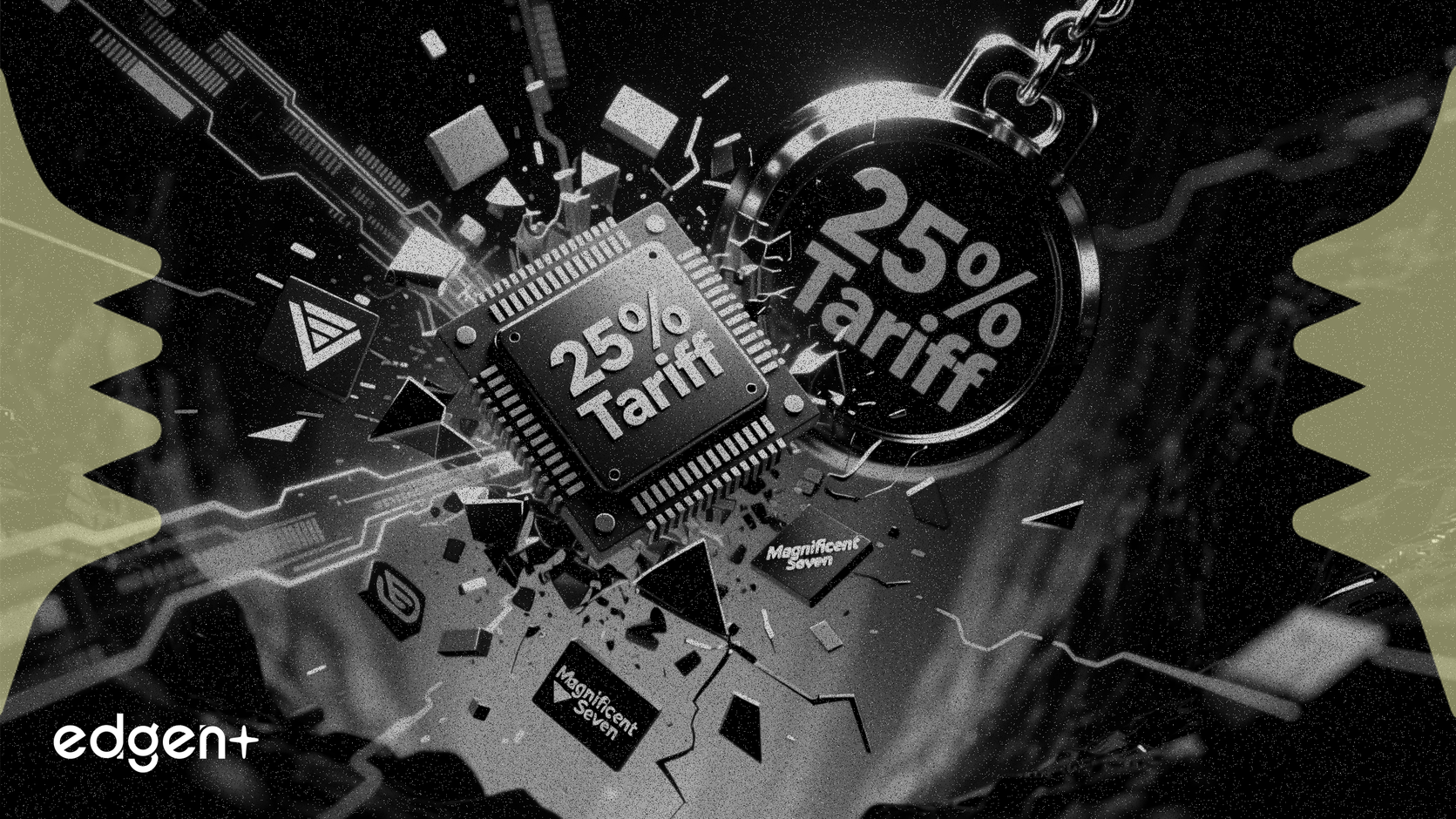 Le tarif douanier de 25% de Trump sur les puces frappe les actions des Sept Magnifiques