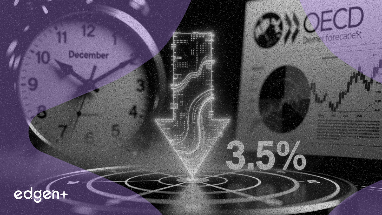 OECD Projects Fed Rate Cuts to 3.5% by 2026 as Markets Price in Imminent December Move