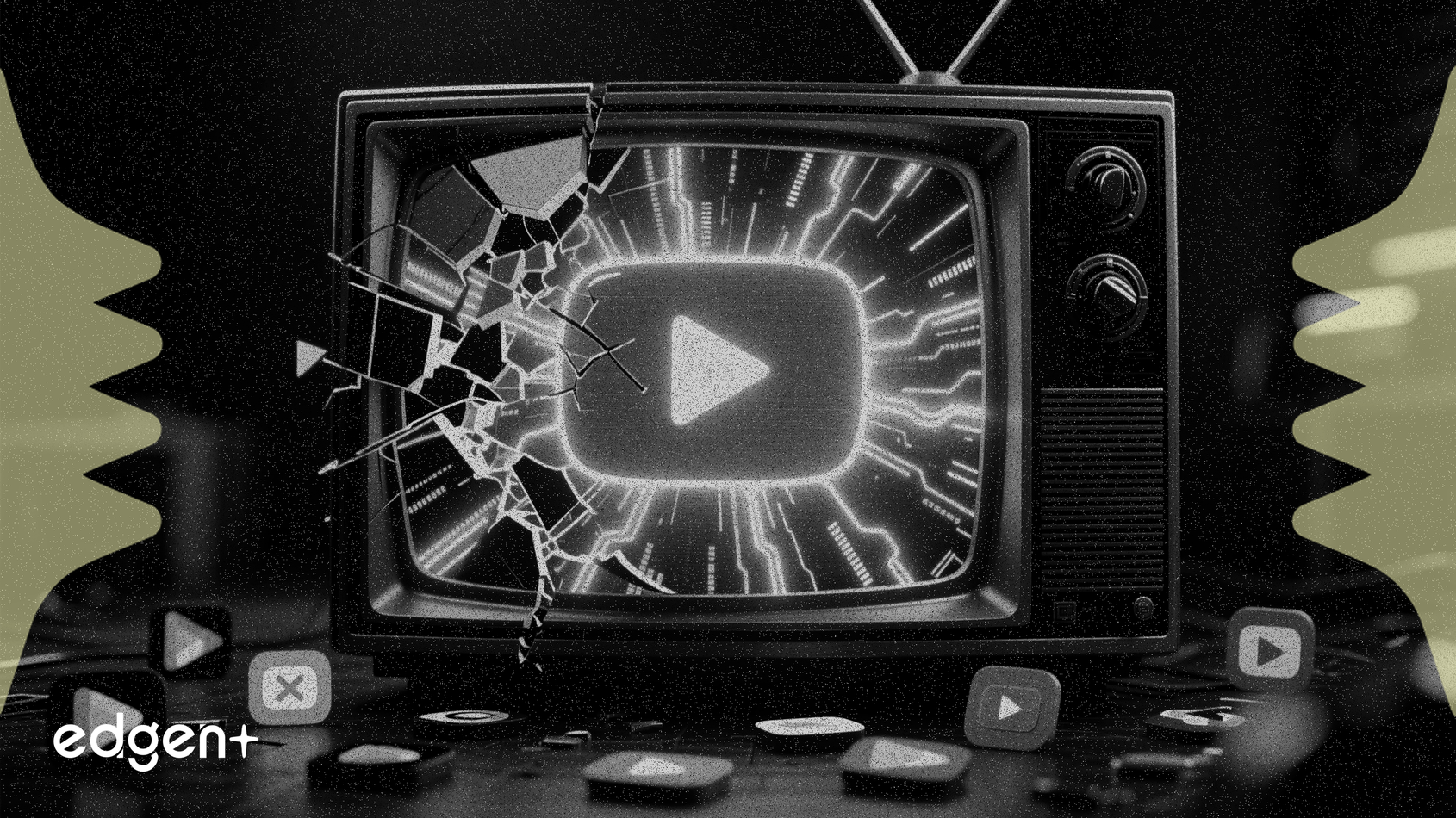 YouTube占据电视观看时间的12.5%，主导流媒体市场