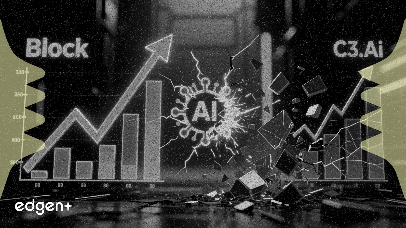 AIによる人員削減の物語が市場を二分：Blockは23%急騰、C3.aiは17%急落