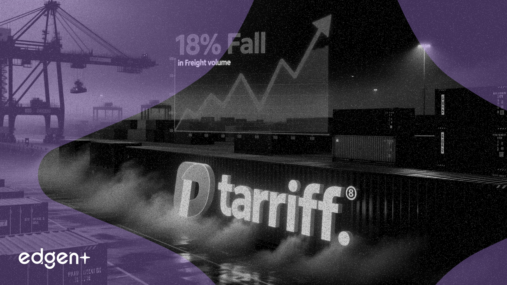 Los minoristas esquivan los aranceles, pero los volúmenes de carga caen un 18%