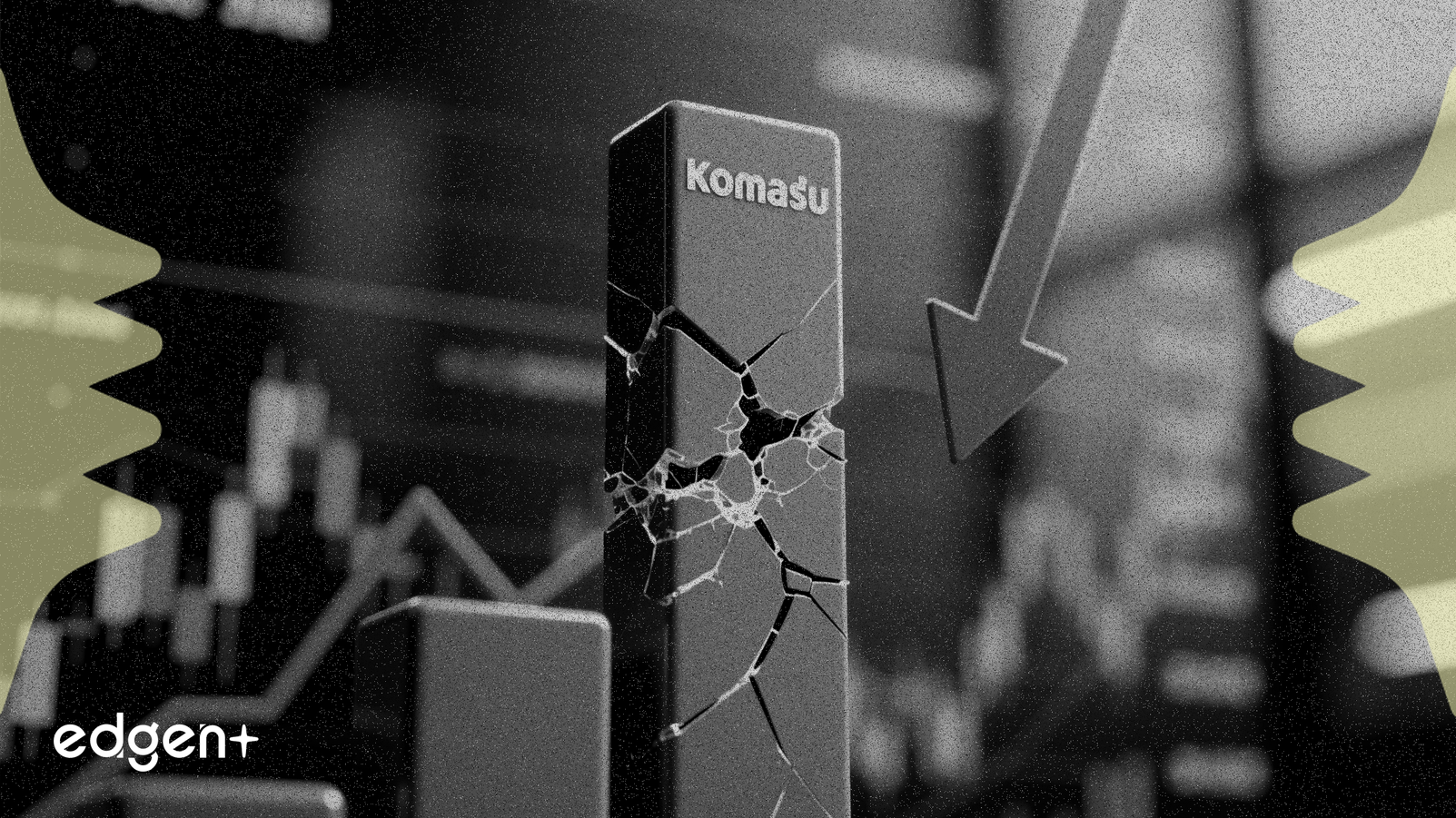 コマツ株価が5.9%上昇、格下げが勢いの弱さを示す中