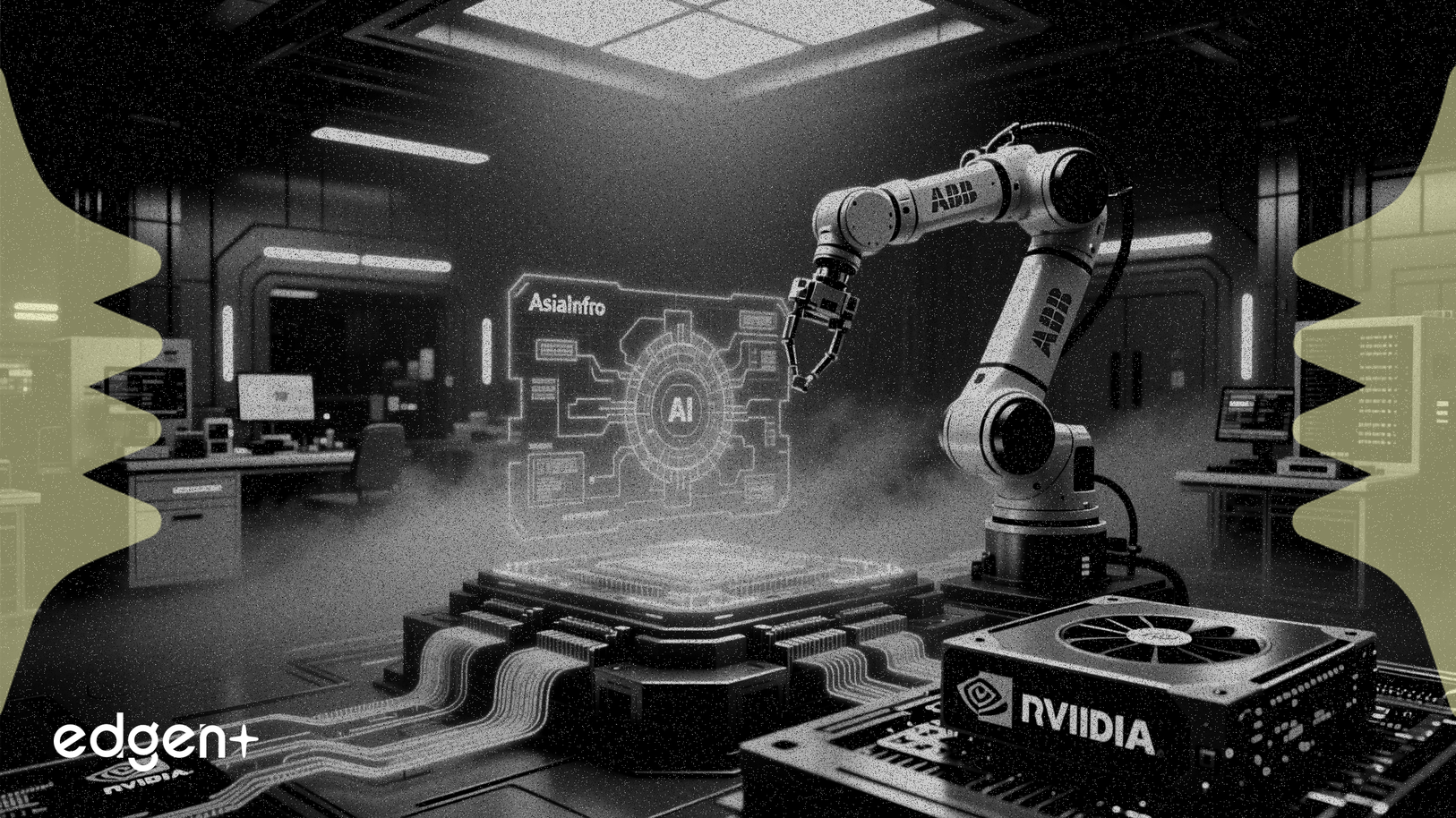 아신과 ABB, 엔비디아, 산업용 AI 연구소 구축 위해 협력