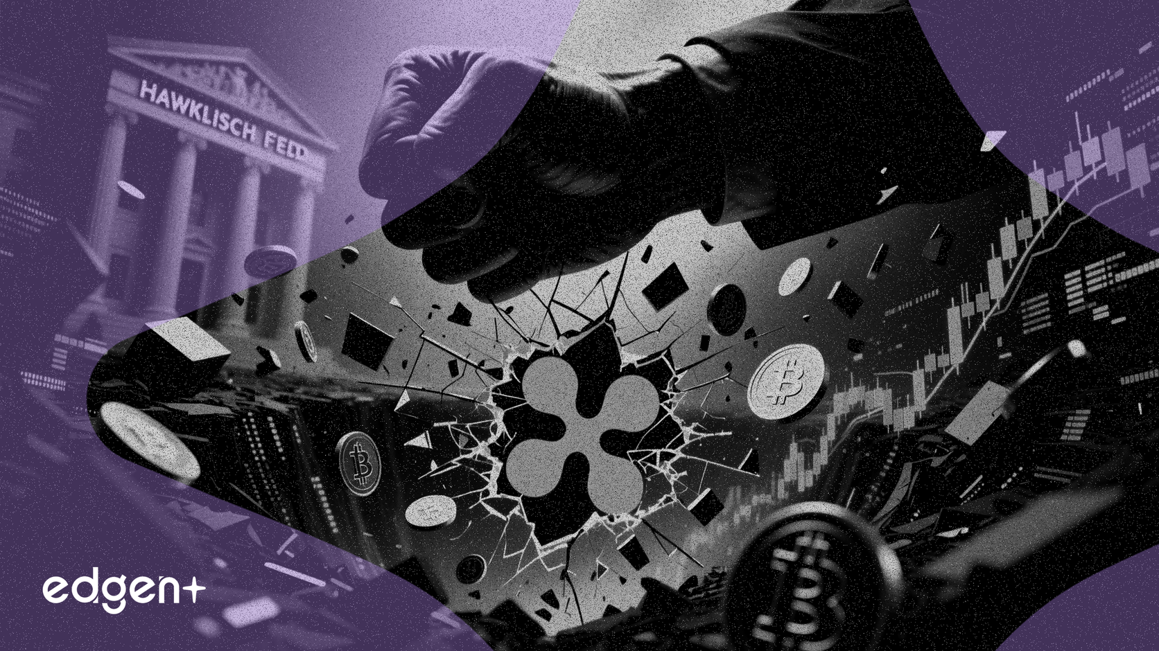 Las señales halcones de la Fed hunden las criptomonedas; XRP cae un 5%