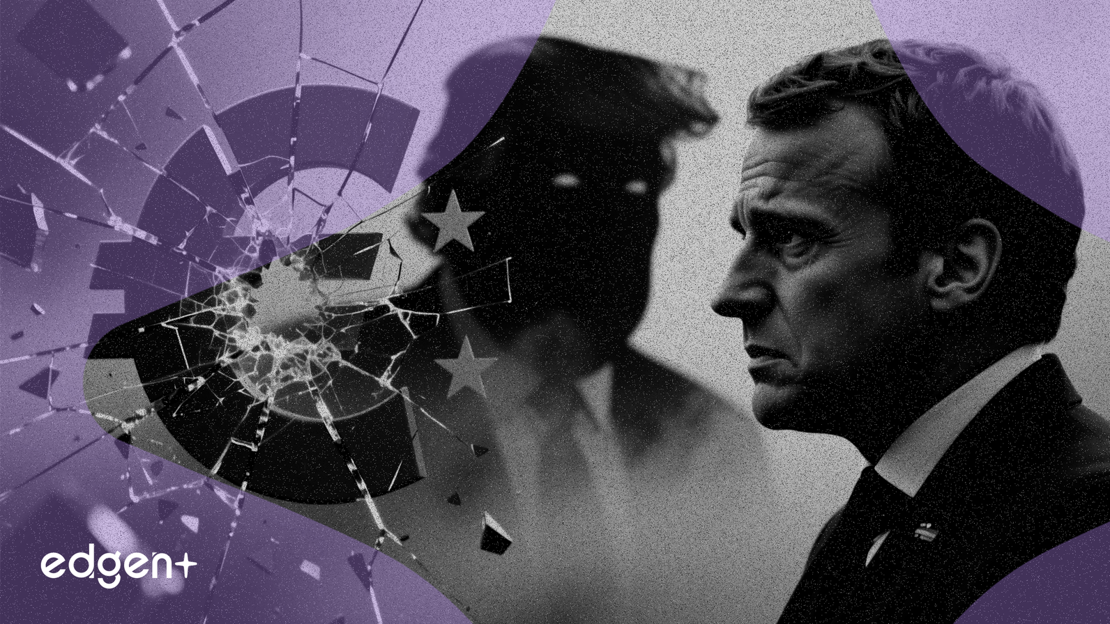 川普聲稱馬克宏將辭職，在貿易談判前震驚歐盟