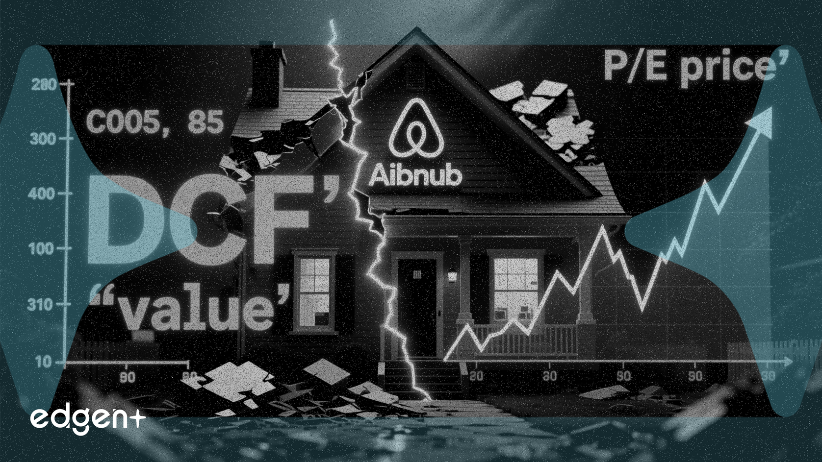 Airbnb株が6.7%下落、DCF評価額とPERが対立