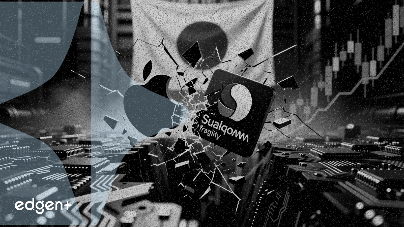 Las acciones de Apple y Qualcomm caen por la escasez de material japonés para chips