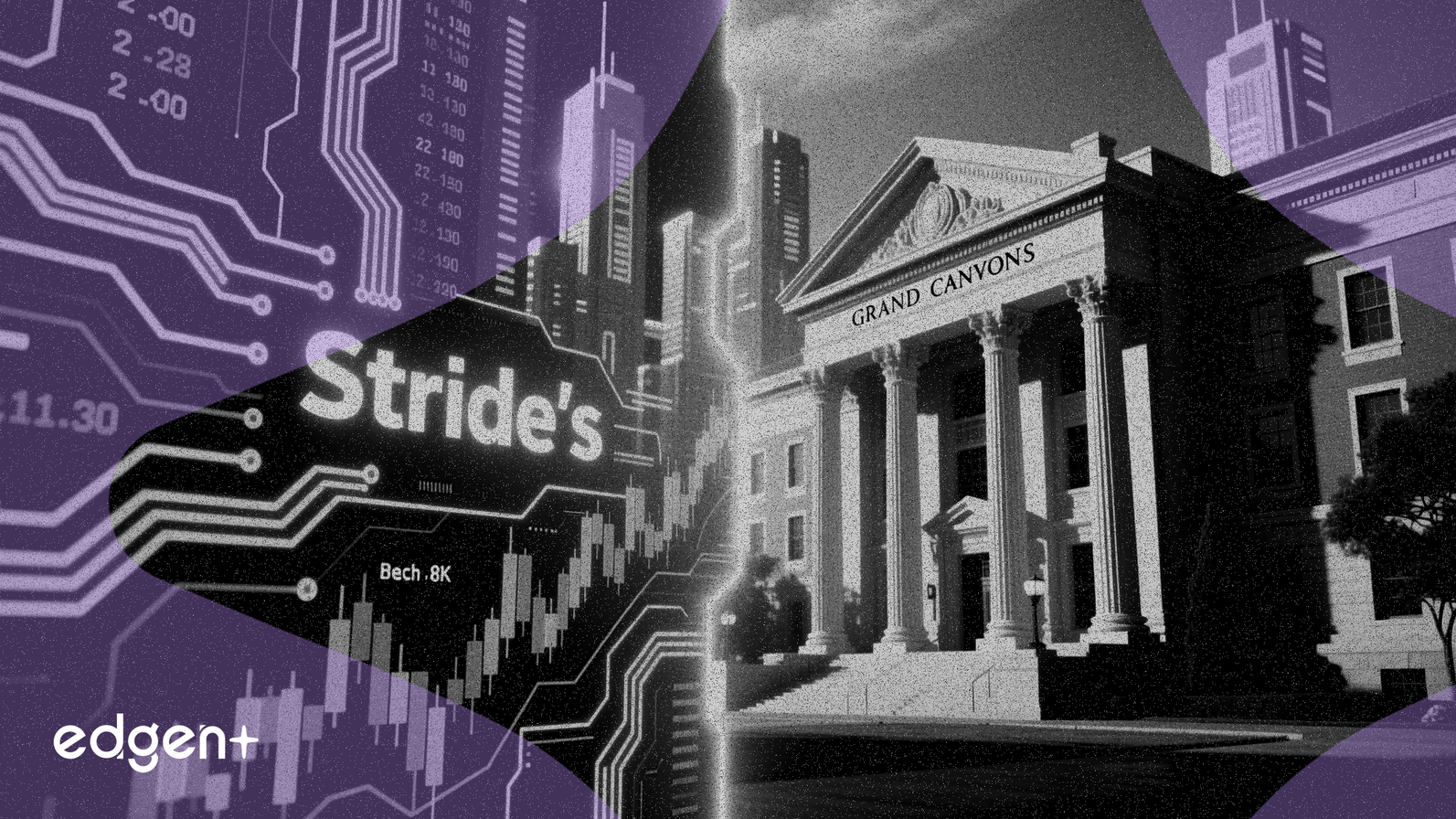 教育股对决：Stride的职业技术重点与大峡谷大学的合作模式