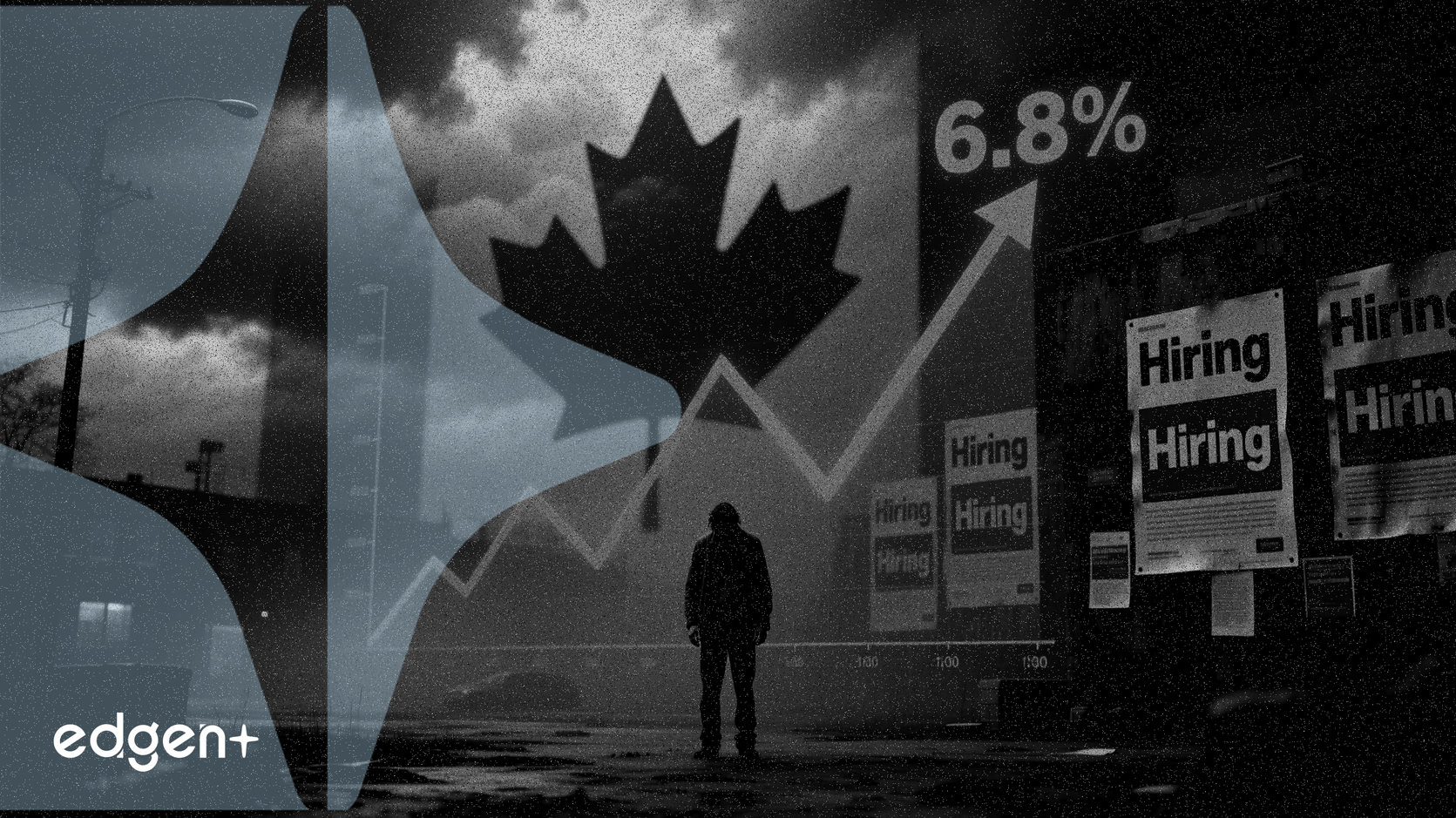 加拿大失業率升至6.8% 勞動力增長超過招聘速度
