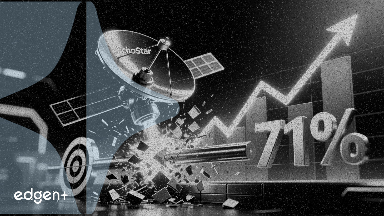 EchoStar株が71%上昇、アナリストの新目標価格を上回る水準で取引