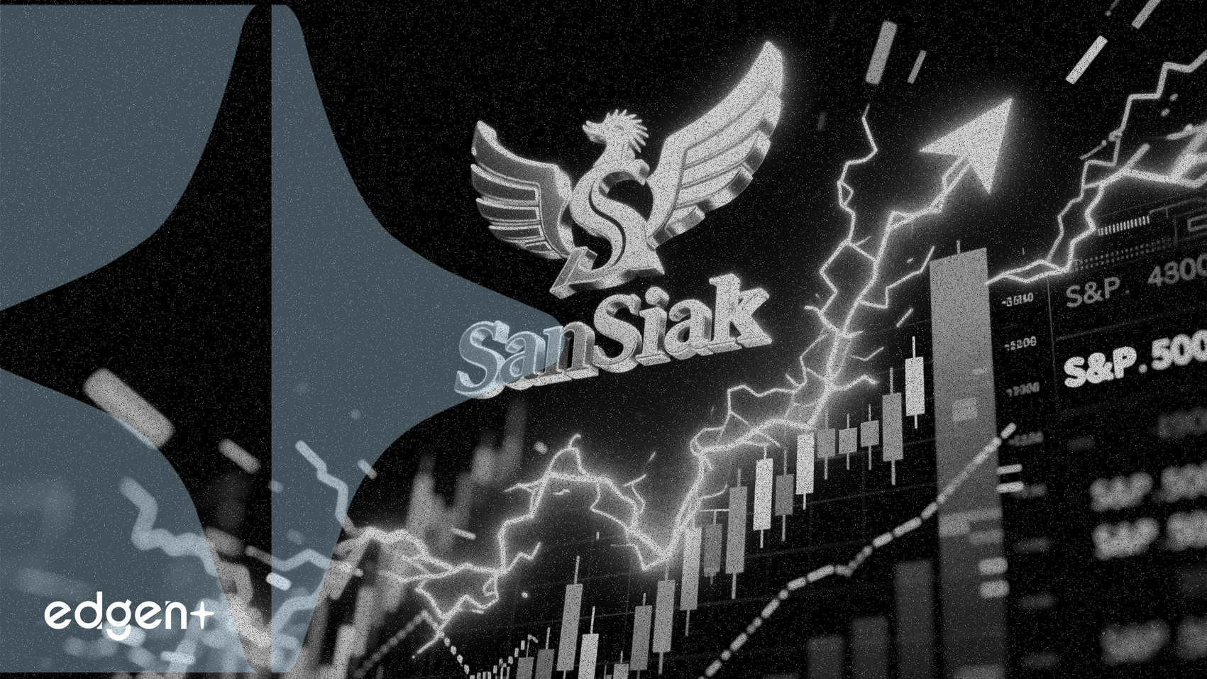 SanDisk 분사, 2025년 S&P 500에서 268% 상승하며 1위 차지